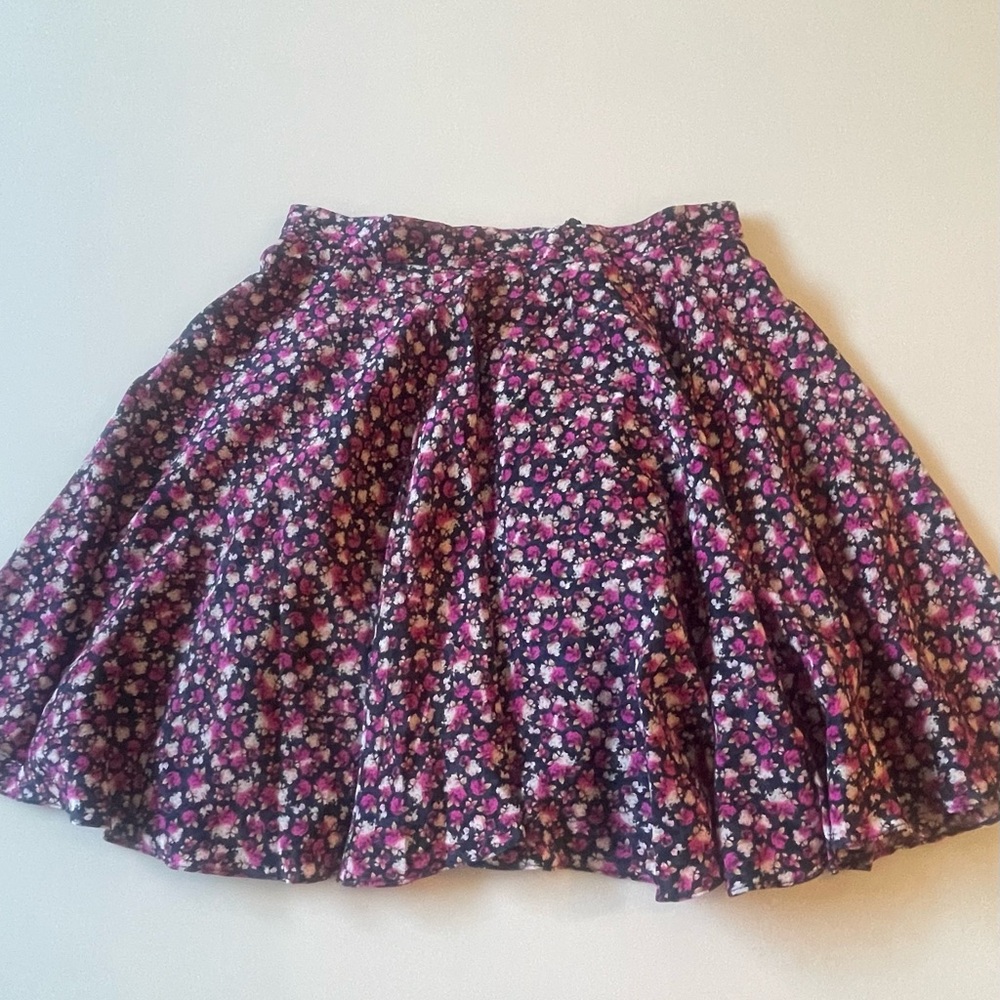 Amanda Uprichard Floral Silk Skirt